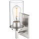 Janna Indoor Wall Sconce Wall Light in Brushed Nickel